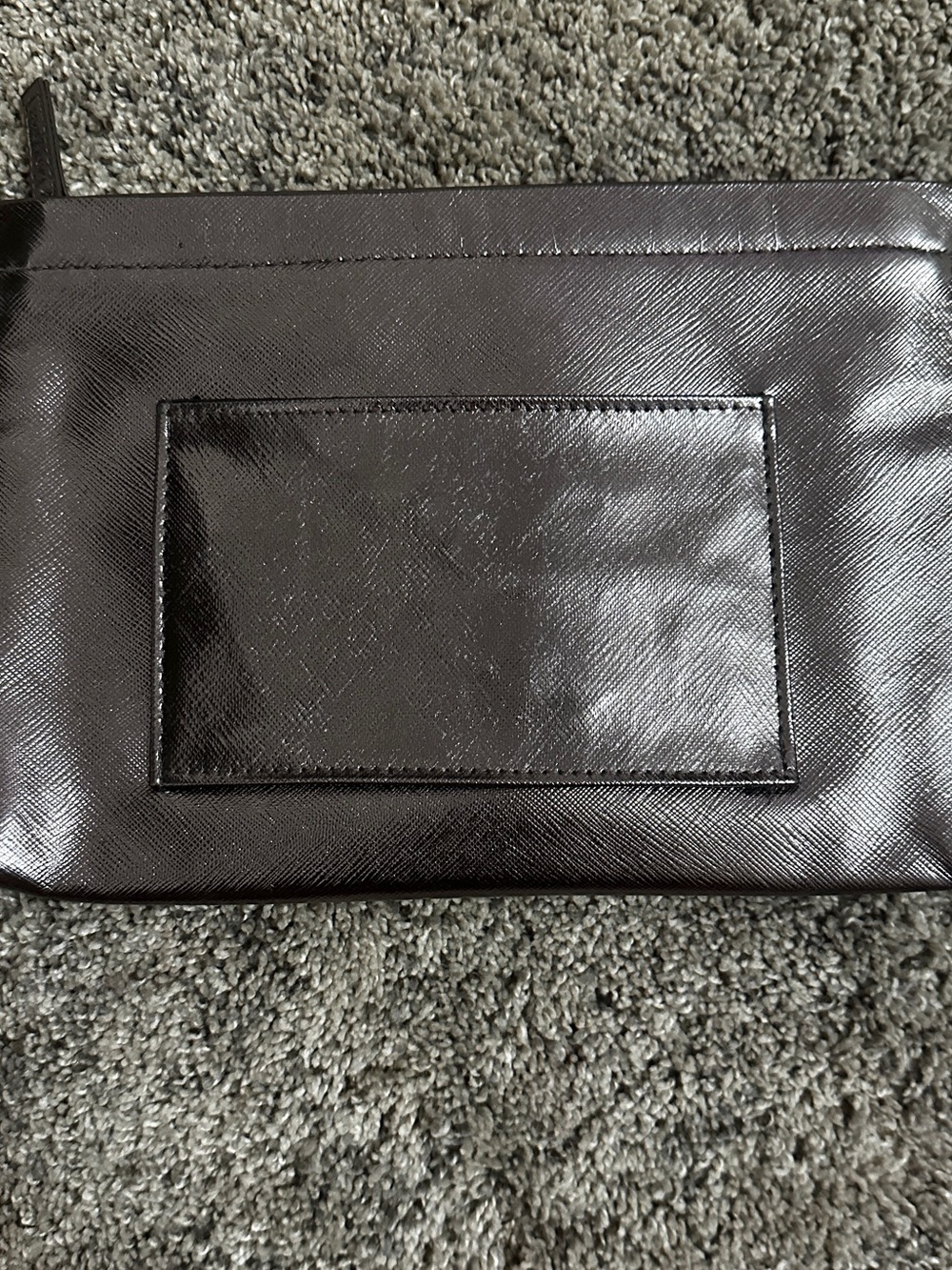 Lancome Brown womens clutch  Zip Pouch